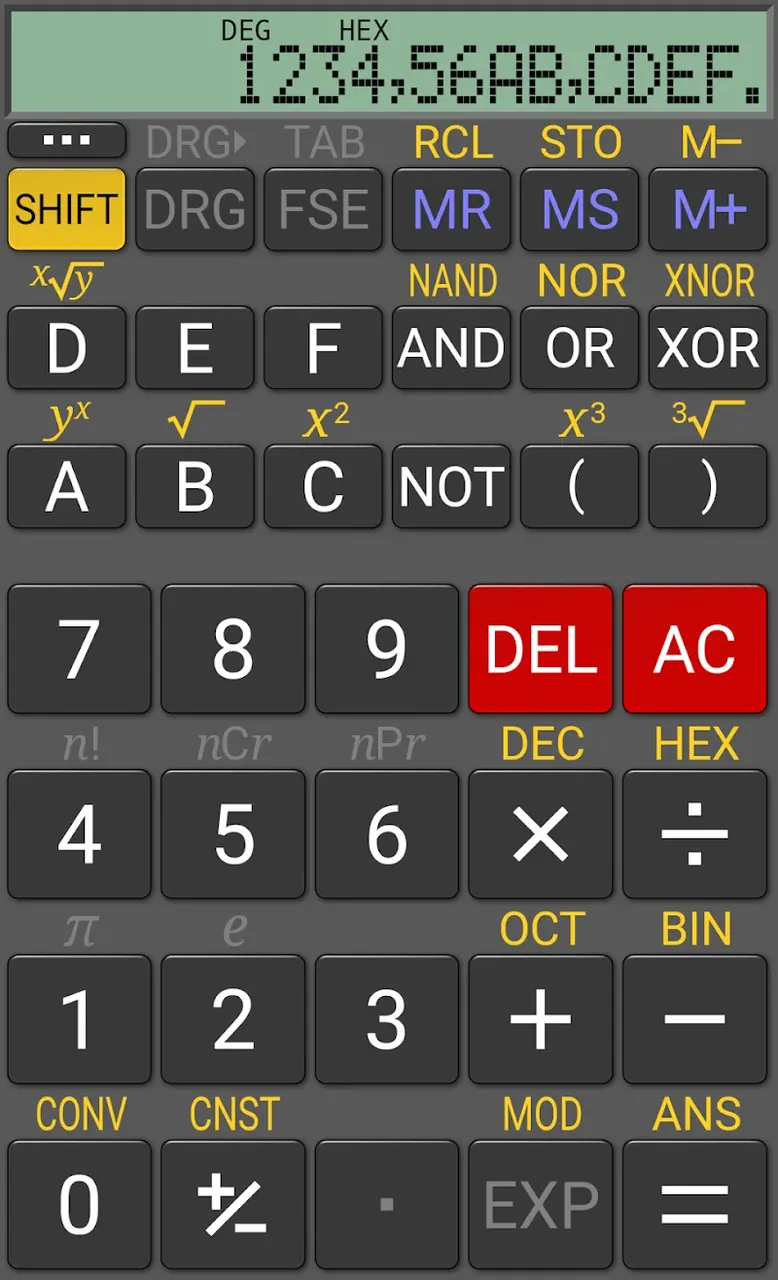 RealCalc screenshot 4