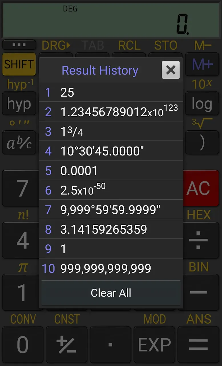 RealCalc screenshot 5