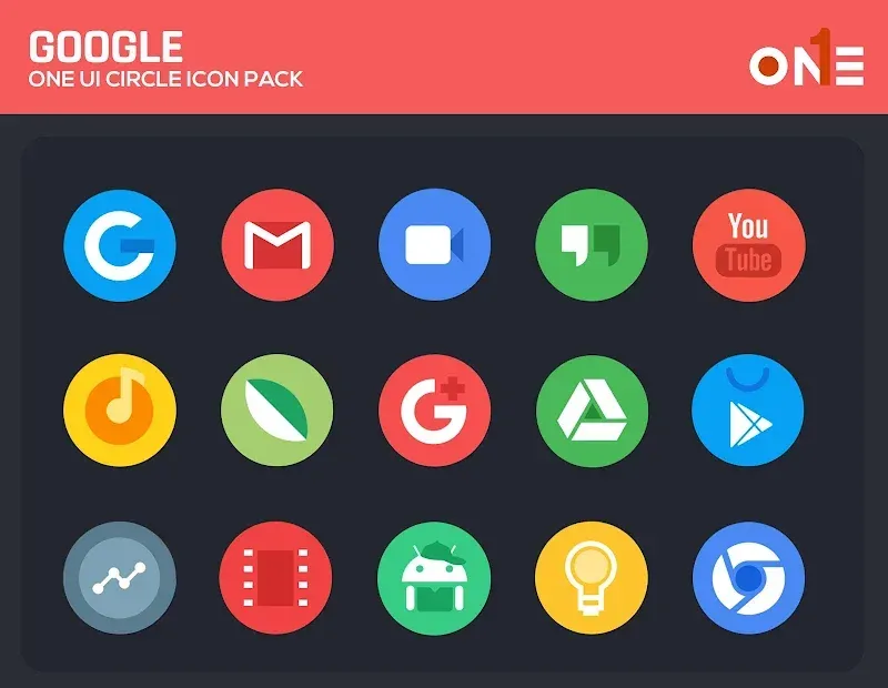 OneUI Circle Icon Pack screenshot 3