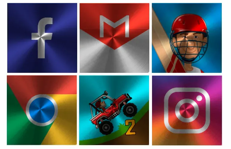 Win Metal - Icon Pack screenshot 2