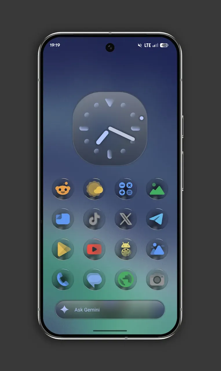 Glassy Colors Icons screenshot 3
