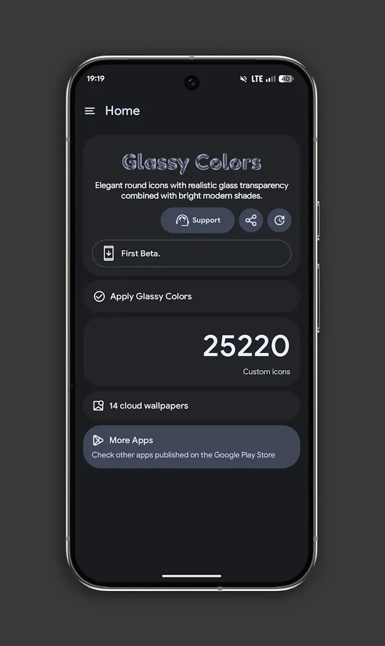 Glassy Colors Icons screenshot 5