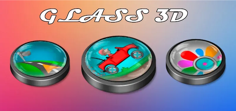 Glass 3D Icon Pack preview 6