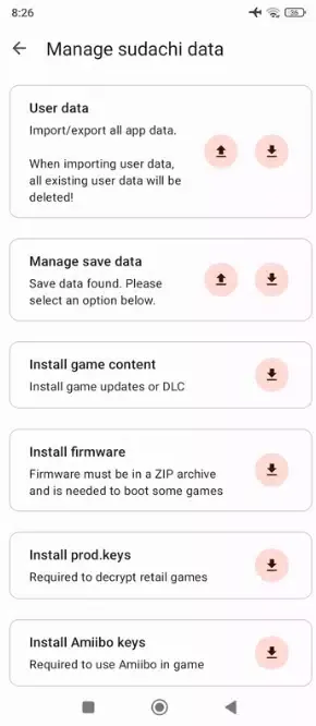 Sudachi screenshot 4