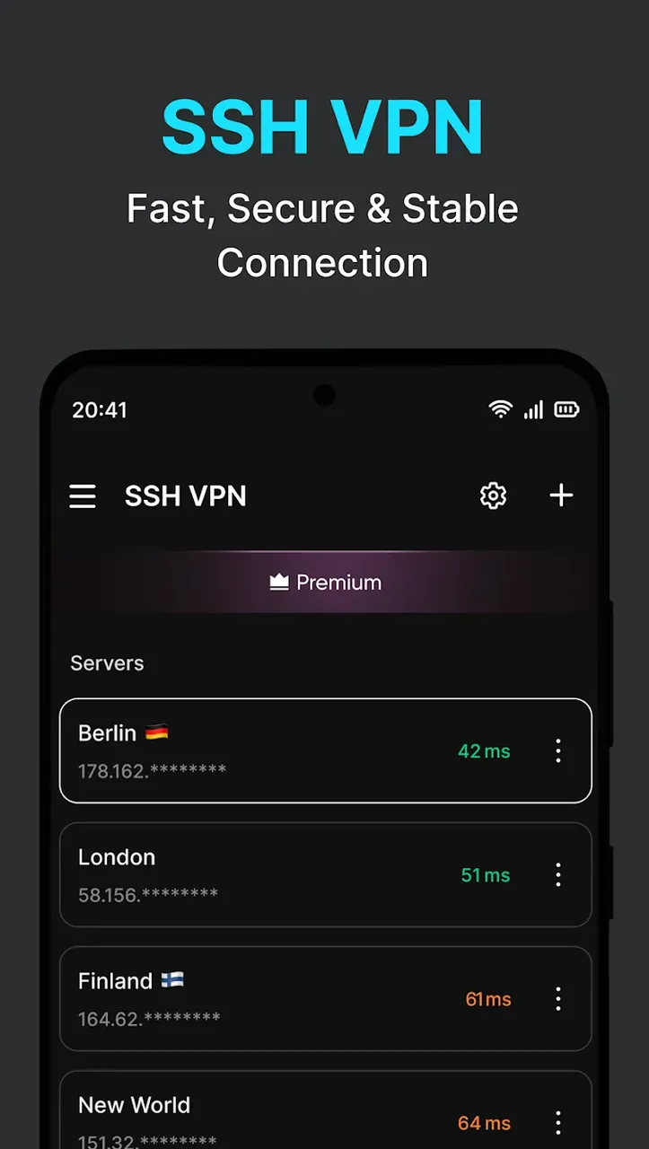 SSH VPN - Client for SSH screenshot 6