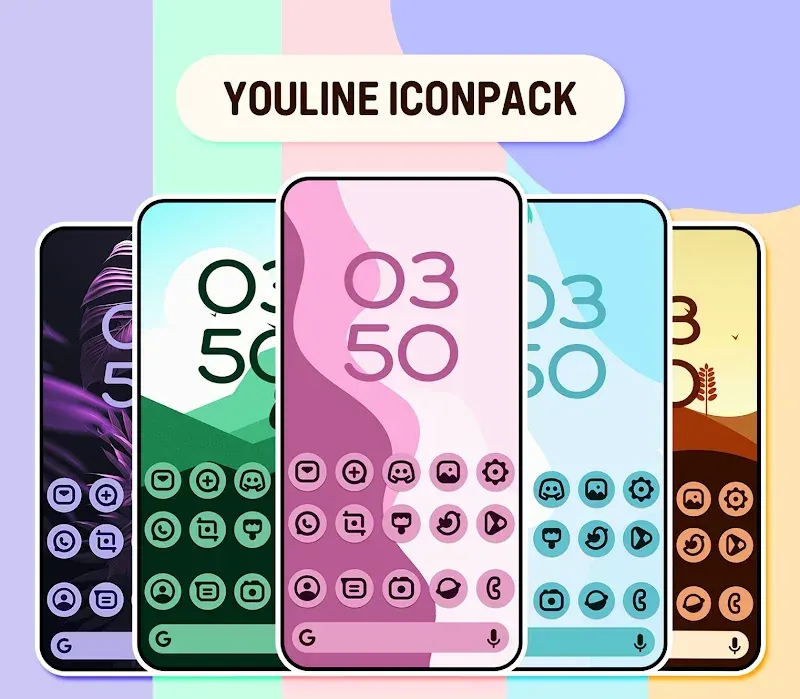 YouLine: Adaptive Iconpack screenshot 2
