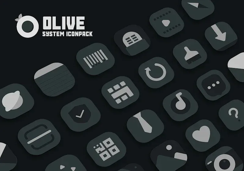 Olive Icon pack screenshot 4