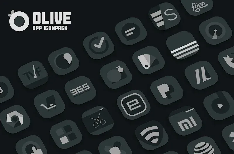 Olive Icon pack screenshot 5