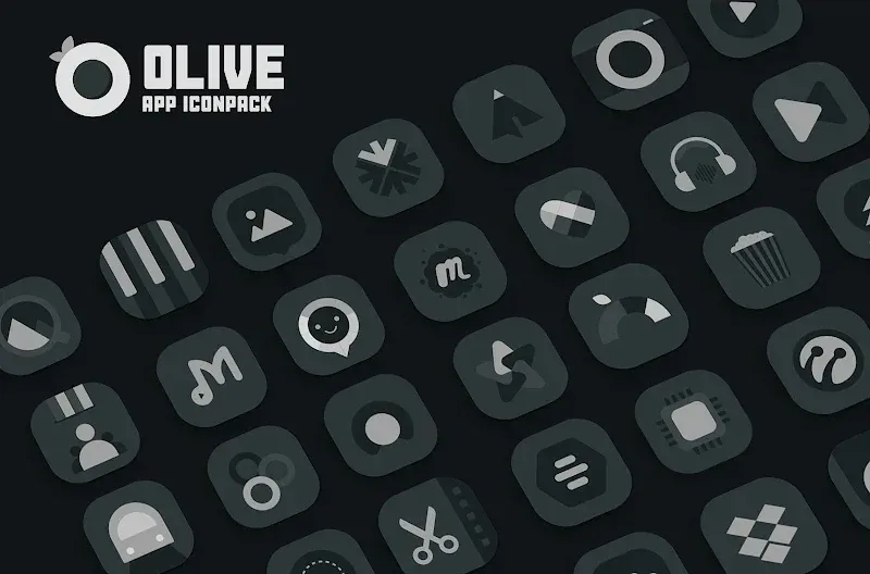 Olive Icon pack screenshot 3