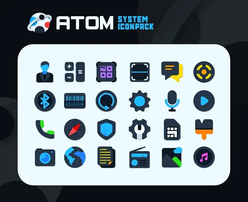 Atom IconPack screenshot 3