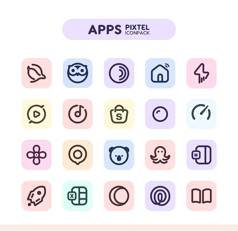 Pixstel IconPack screenshot 6