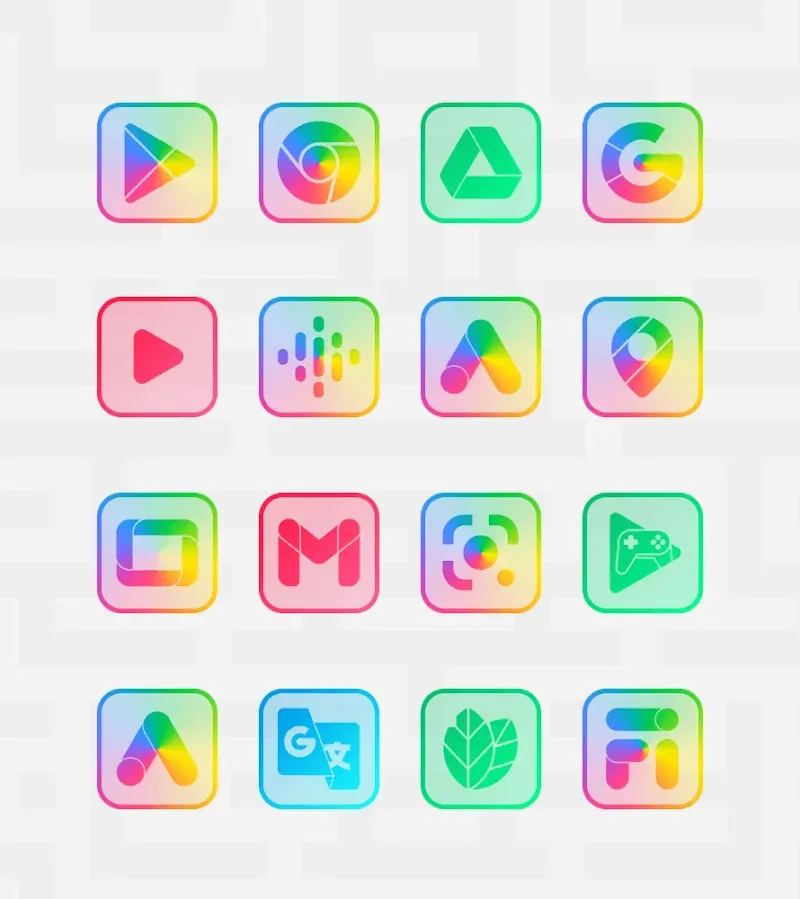 Square Clear - Icon Pack screenshot 3