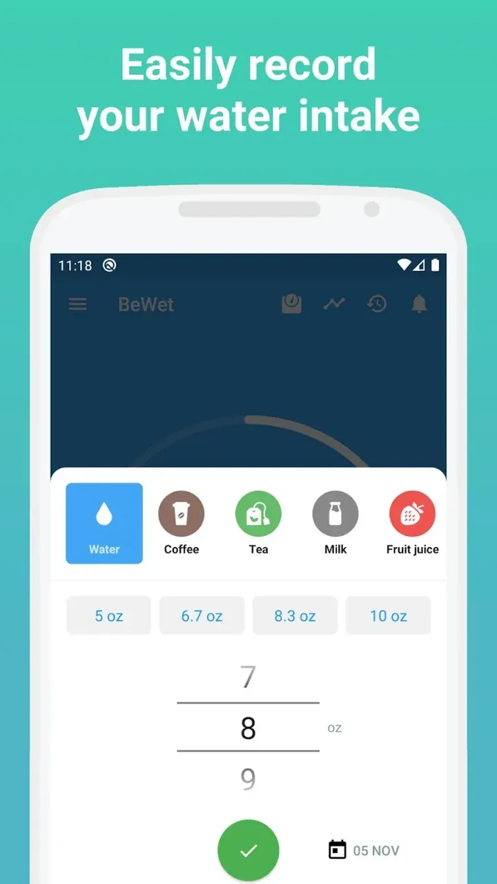 BeWet: Drink Water Reminder screenshot 4