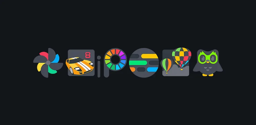 Asphalt - Dark Icon Pack screenshot 1