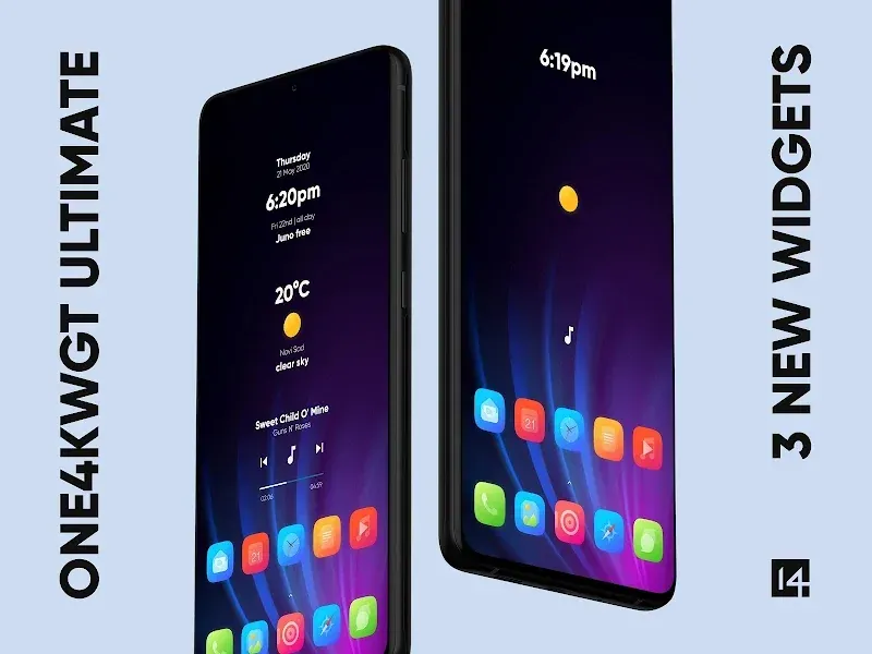 One4KWGT Ultimate: KWGT widget screenshot 3