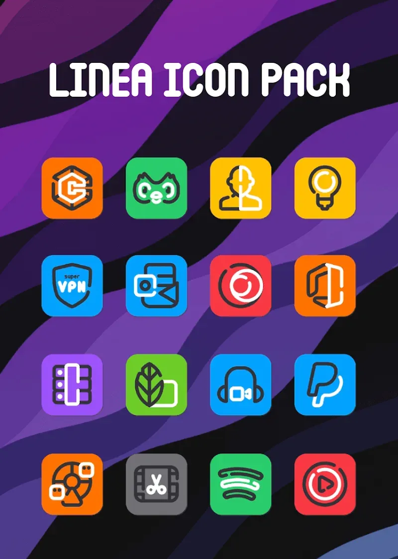Linea - Icon Pack screenshot 3