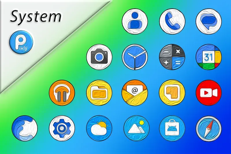 Pixly Paint - Icon Pack screenshot 2