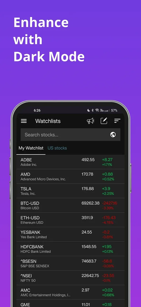 Stock Alerts BG (Alarm/Tracker) screenshot 3