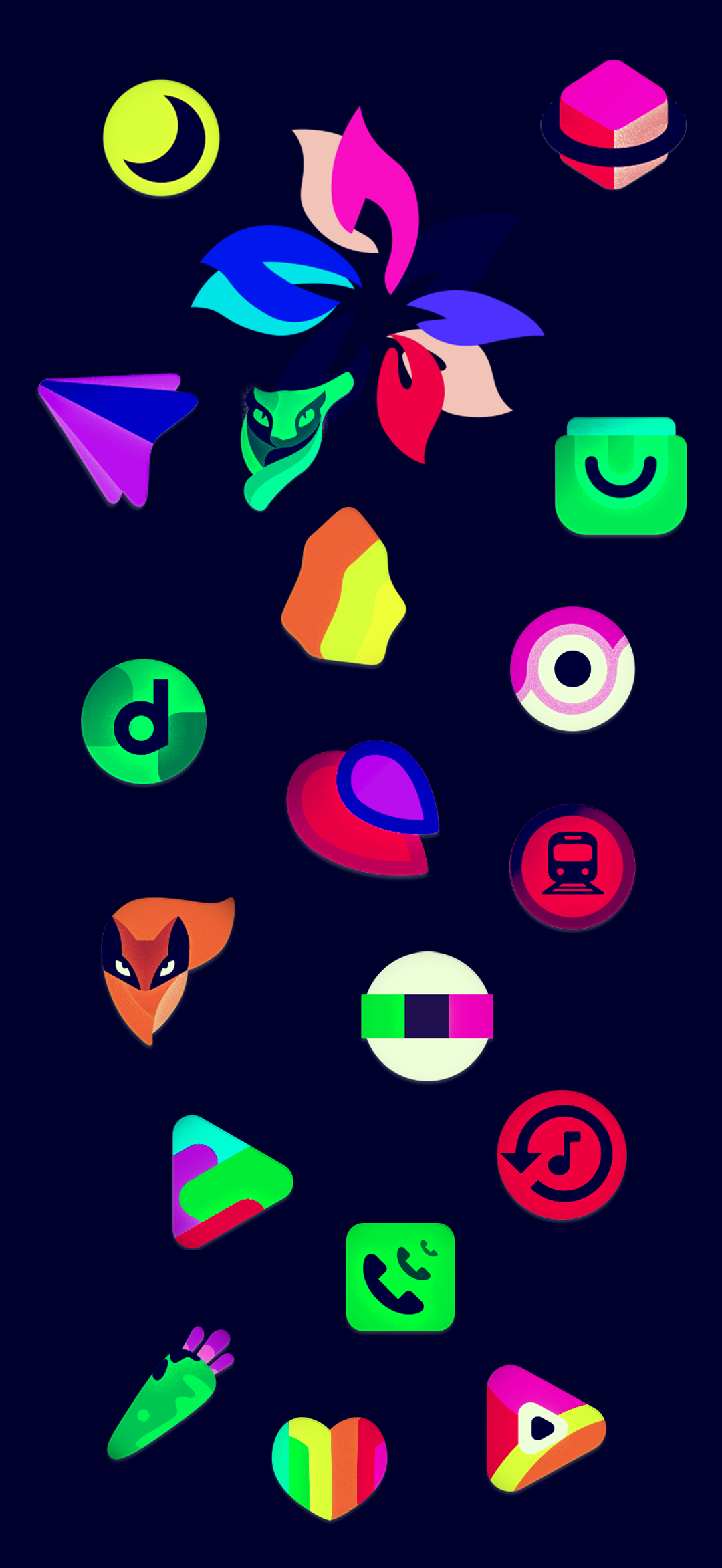 Negative Icon Pack screenshot 2