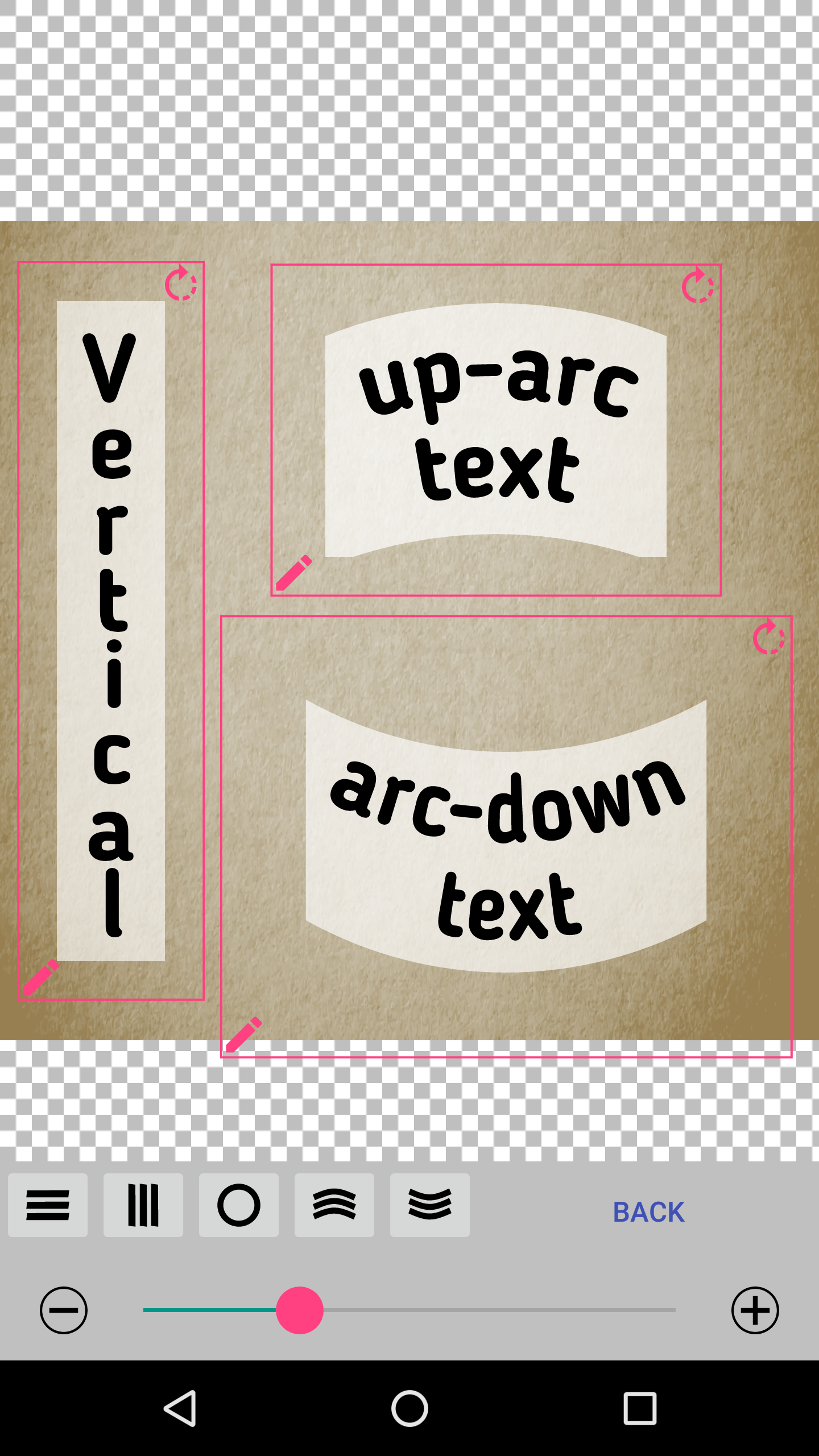 Text on the picture preview 3