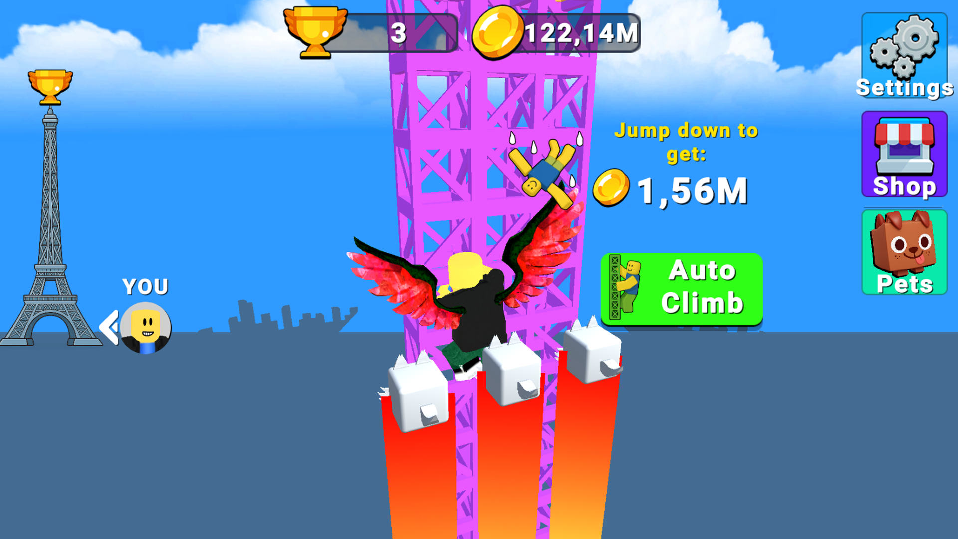 Climb Jump Obby Tower Offline screenshot 3