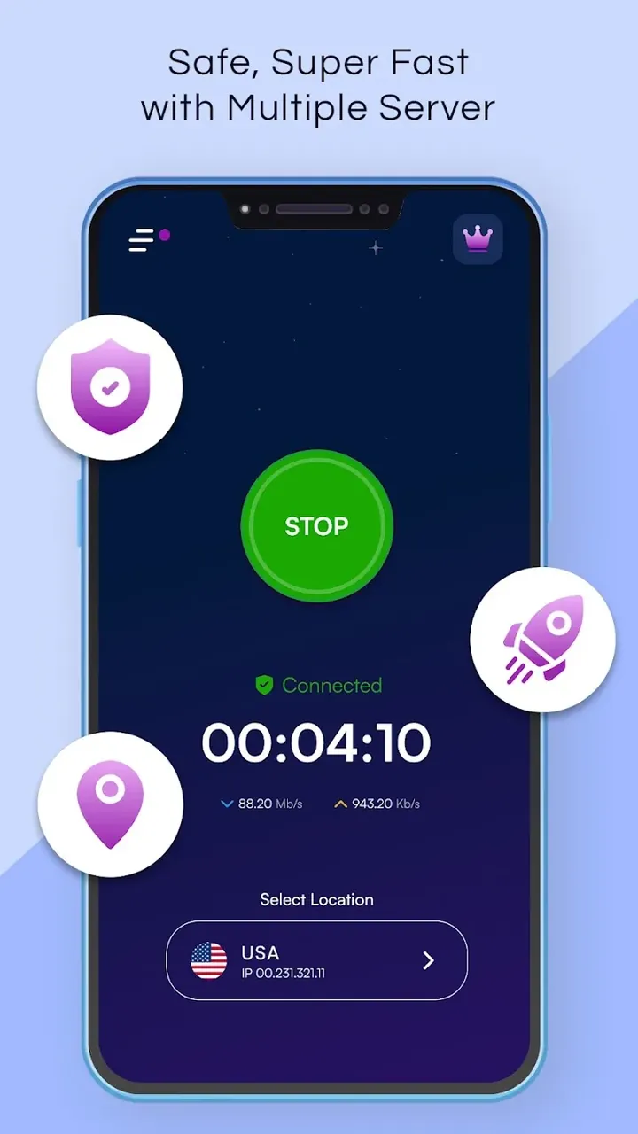 VPN Pronto: Fast & Secure VPN screenshot 2