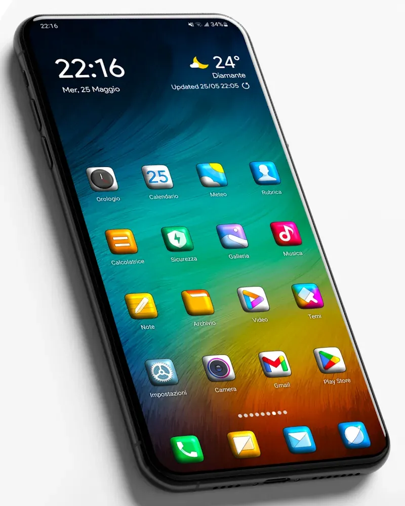 MIUl 3D - Icon Pack screenshot 2