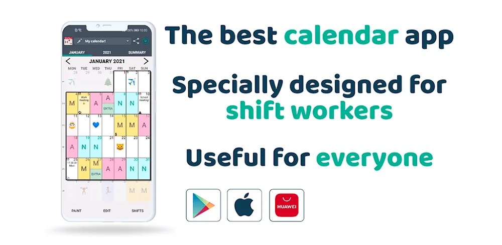 Work Shift Calendar screenshot 1