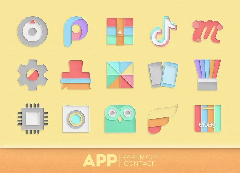 PaperCut Iconpack preview 6