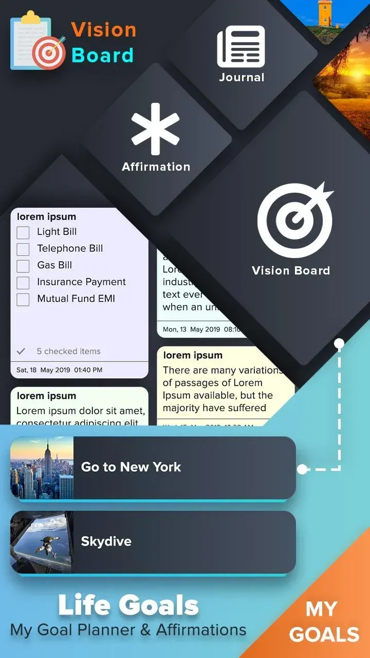 Life Goal Planner & Affirmation screenshot 2