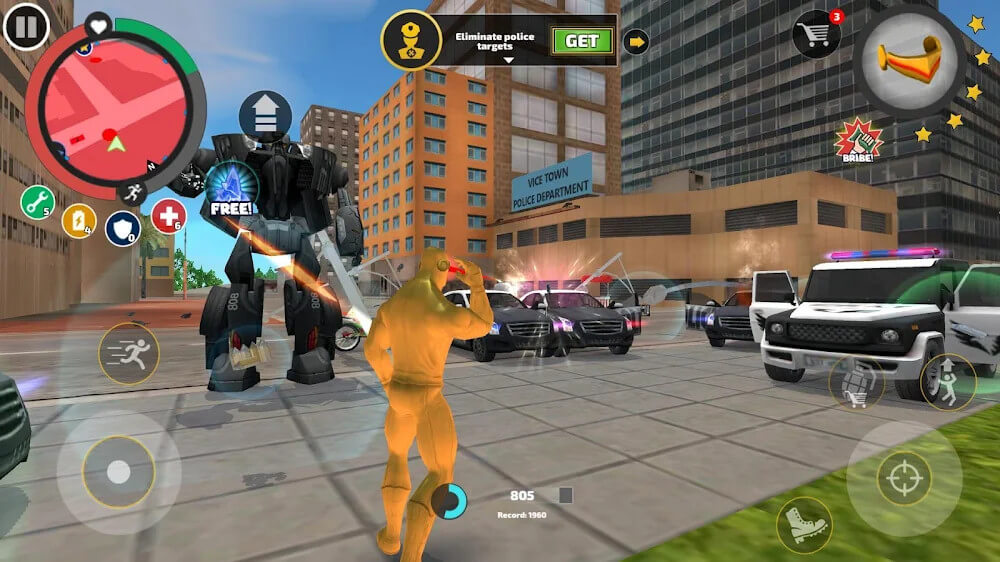 Rope Hero: Vice Town action screenshot 6