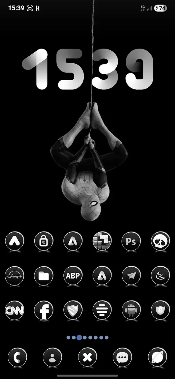 Dark Rounds icon pack screenshot 2