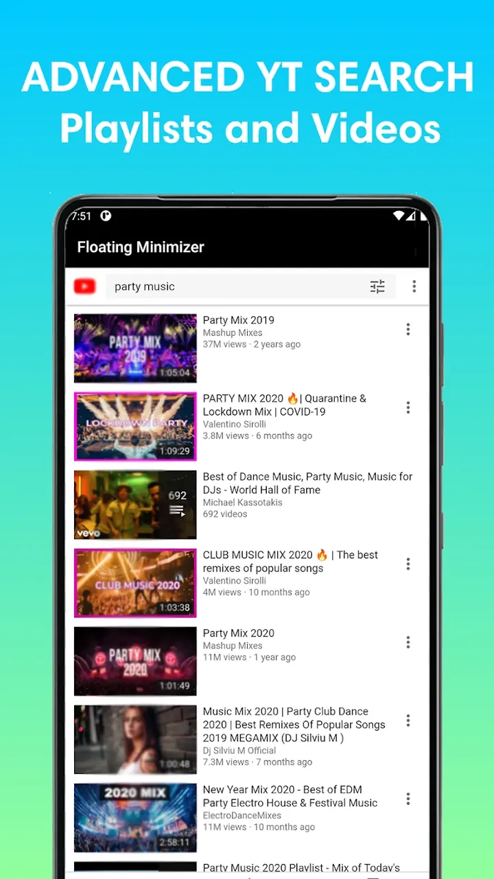Floating Minimizer Tube screenshot 4