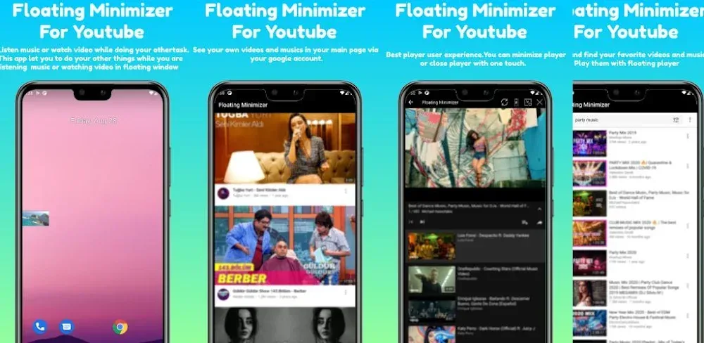 Floating Minimizer Tube screenshot 1