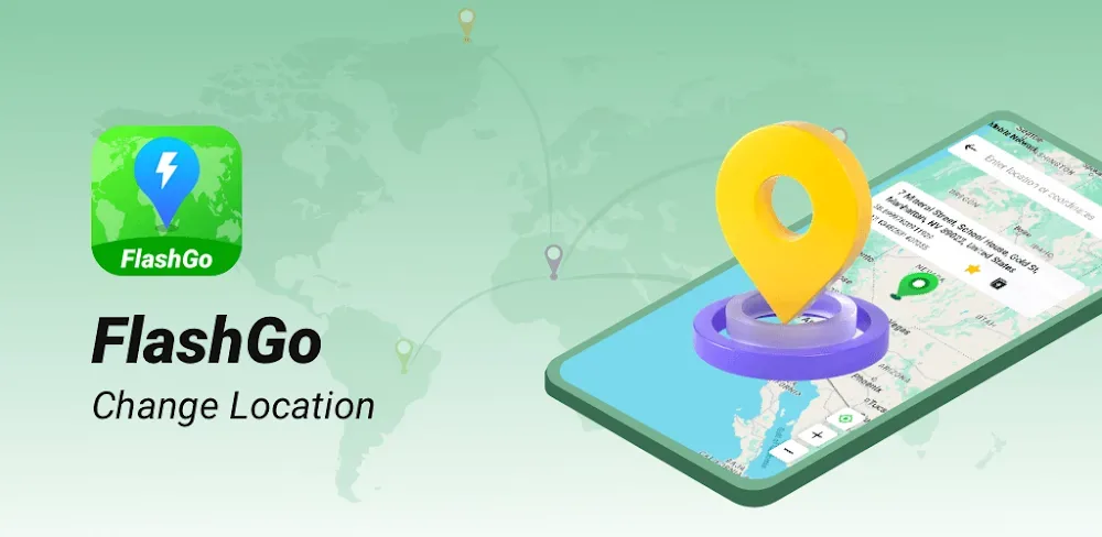 FlashGo: Fake GPS Location screenshot 1