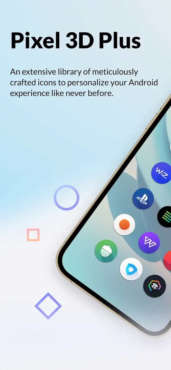 Pixel 3D Plus Icon Pack screenshot 6