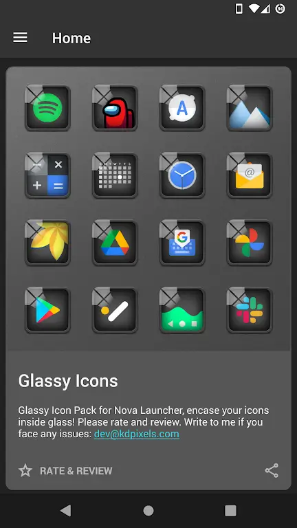 Glassy Icon Pack screenshot 4