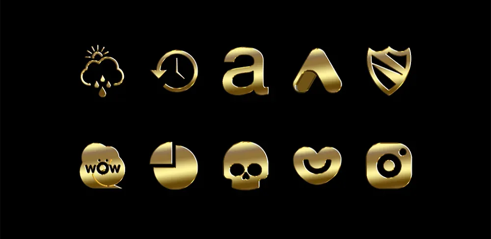 Gold-PD Icon Pack preview 1