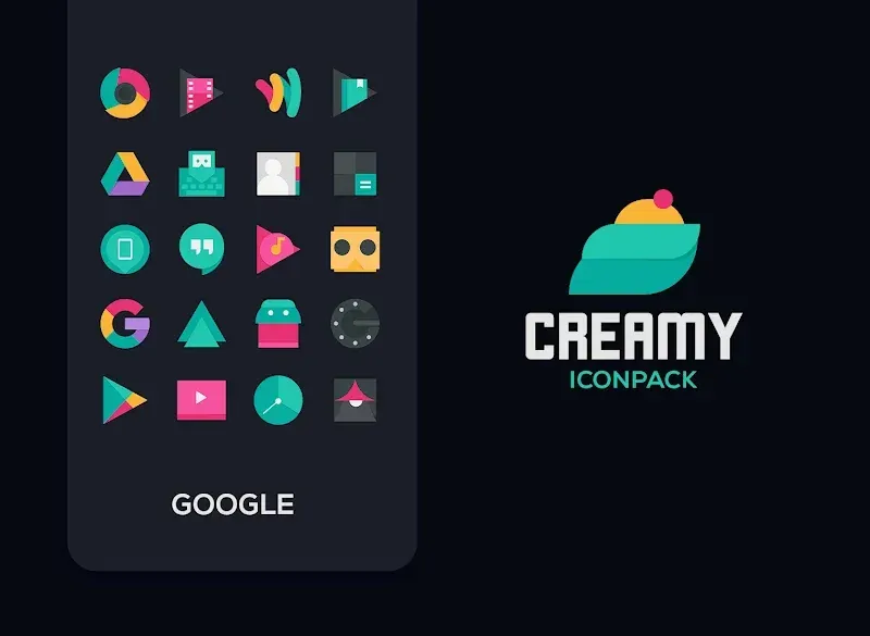 Creamy Icon pack screenshot 3