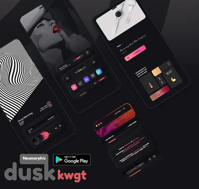 Dusk KWGT screenshot 4