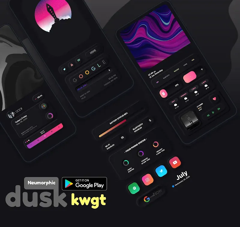 Dusk KWGT screenshot 2