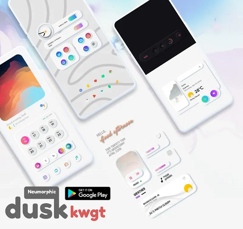 Dusk KWGT screenshot 3