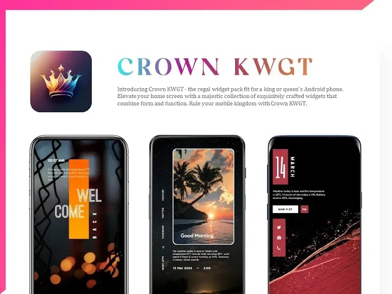 Crown KWGT screenshot 6