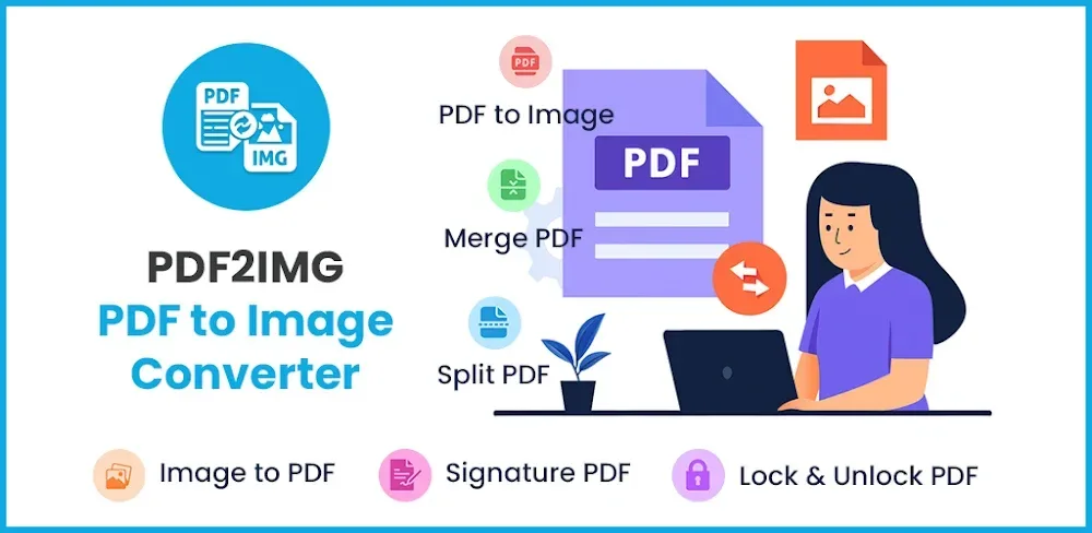 PDF2IMG: PDF Converter & Tools screenshot 1