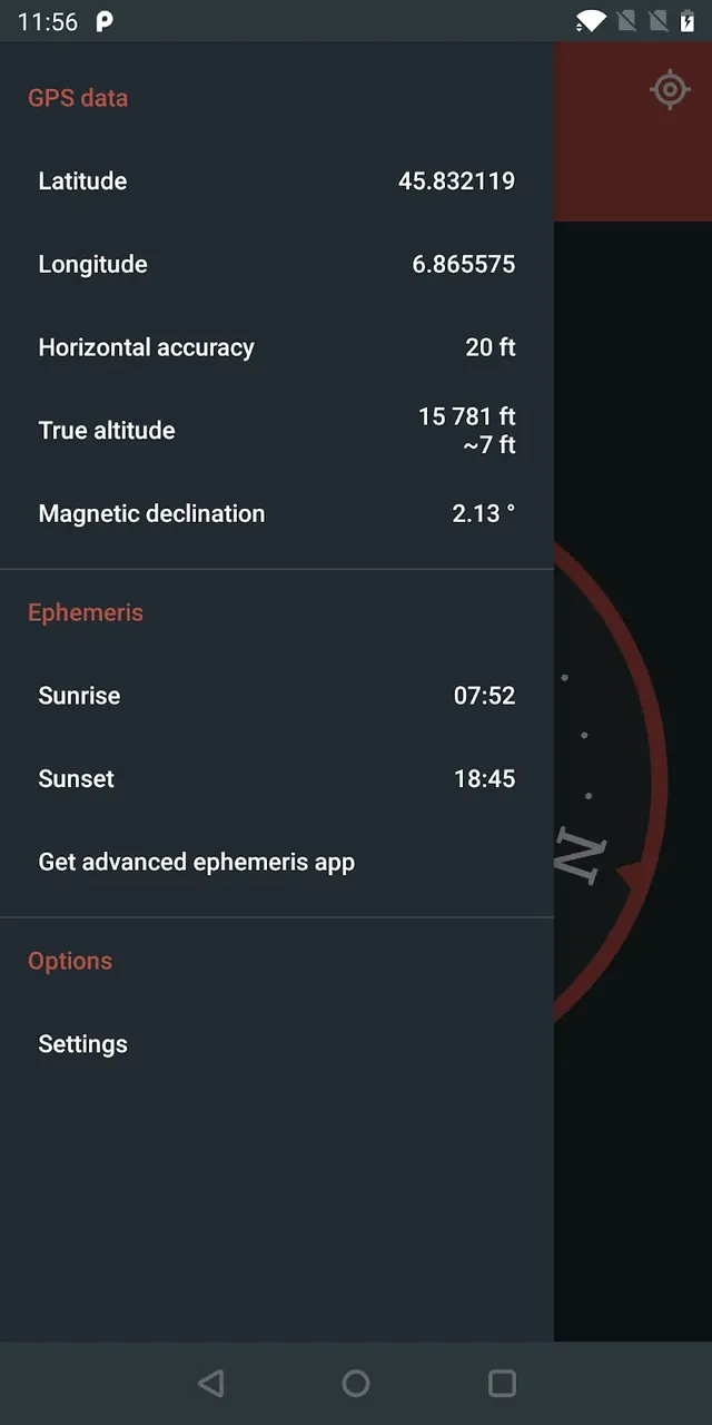 Compass screenshot 3