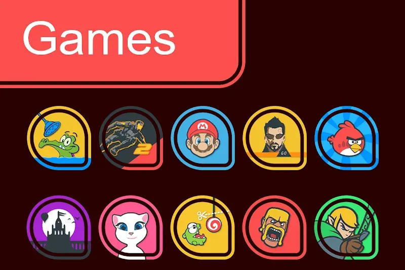 Pixel Ring Drop - Icon Pack screenshot 5