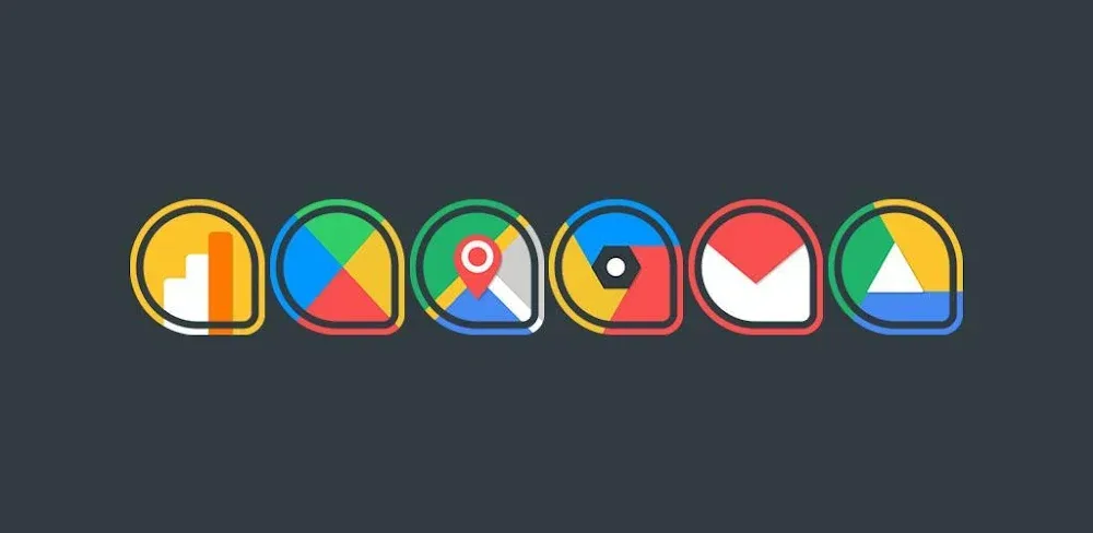 Pixel Ring Drop - Icon Pack screenshot 1