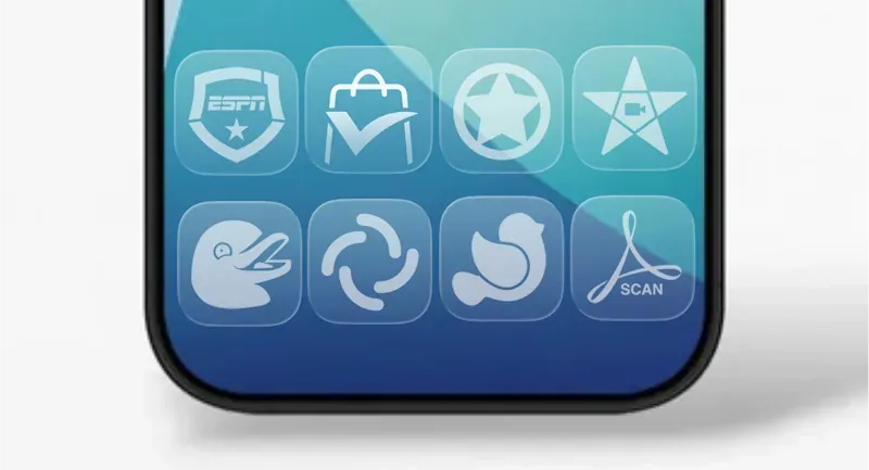 iOS Liquid Glass - Icon Pack preview 3
