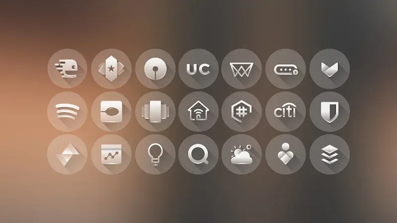 Glass UI Icon Pack screenshot 5