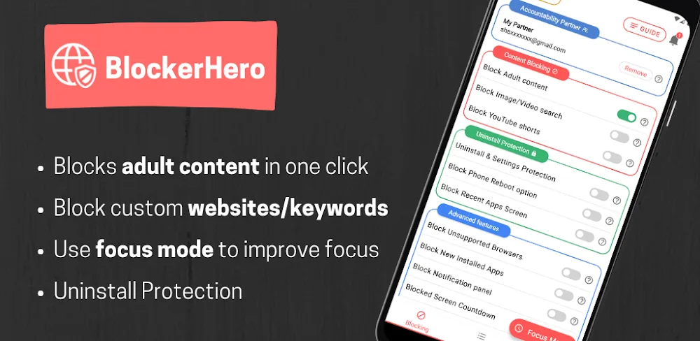 BlockerHero screenshot 1